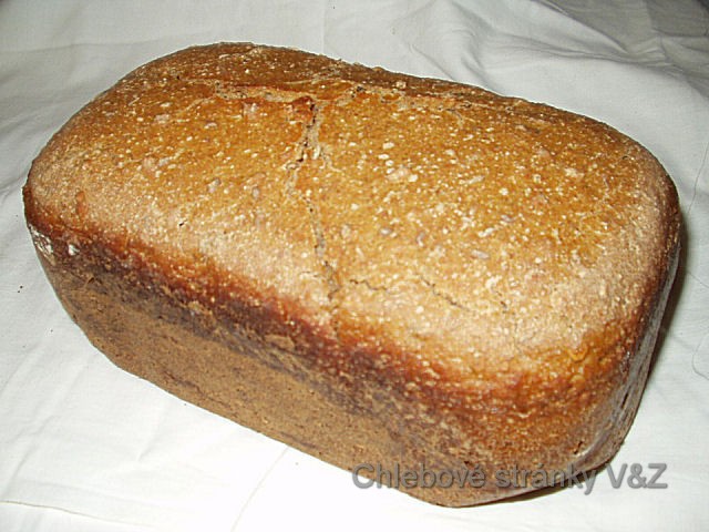 František. Poslal fotku jeho celozrnného chleba, který byl probírán v diskuzi. Přidal i foto žitného kvasu, který si připravuje. Chleba je skutečně excelentní. Je vidět, že František ví o čem v diskuzi píše.